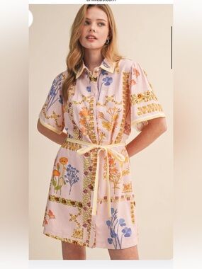 NWT En Merci Dress Day in the Garden  M